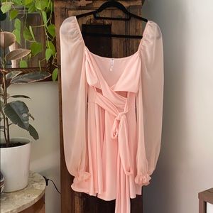 Lucy In the Sky Blush Short Dress